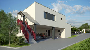 Zum vergrößern ins Bild klicken Rendering Mariatrosterstraße