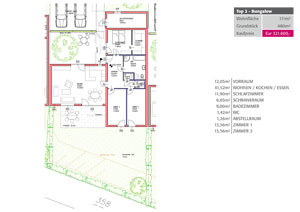 Zum vergrößern ins Bild klicken Plan Mariatrosterstraße Top 2