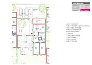 Zum vergrößern ins Bild klicken Plan Mariatrosterstraße Top 3
