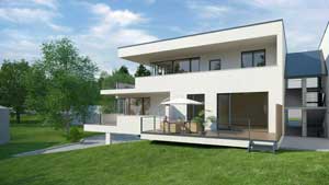 Zum Vergrößern ins Bild klicken. Rendering Petersbergen