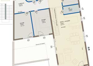 Zum Vergrößern ins Bild klicken. Lageplan Petersbergen